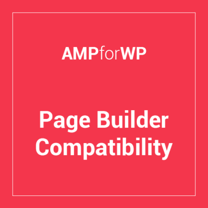 AMP Page Builder Compatibility