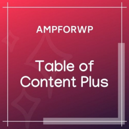 AMP Table of Content Plus for AMP