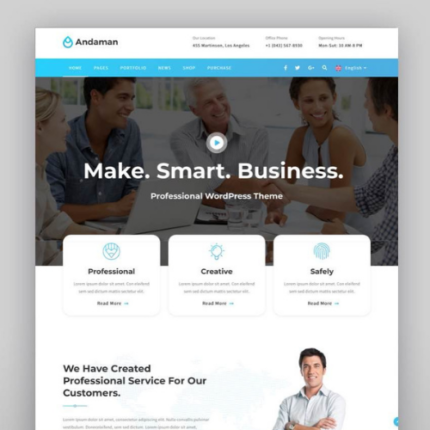 Andaman – Creative & Business WordPress Theme