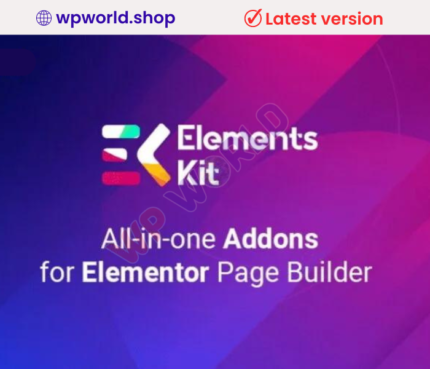 Elements Kit Pro – All In One Addons for Elementor Page Builder