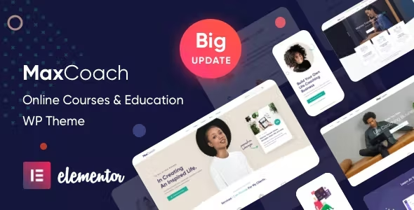 MaxCoach | Online Courses, Personal Coaching & Education WP Theme