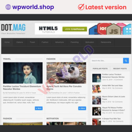 MyThemeShop Dotmag WordPress Theme