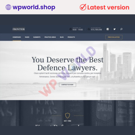 MyThemeShop Lawyer WordPress Theme