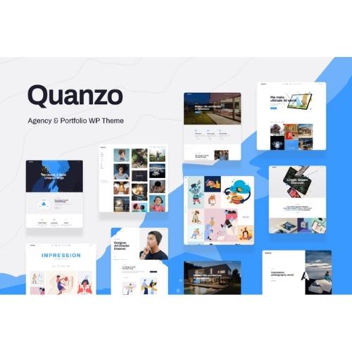 Quanzo – Personal Portfolio WordPress Theme