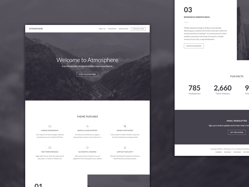 StudioPress Atmosphere Pro Genesis WordPress Theme