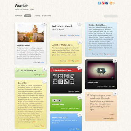 Themify Wumblr WordPress Theme