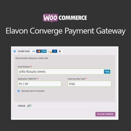 WooCommerce Elavon Converge Payment Gateway