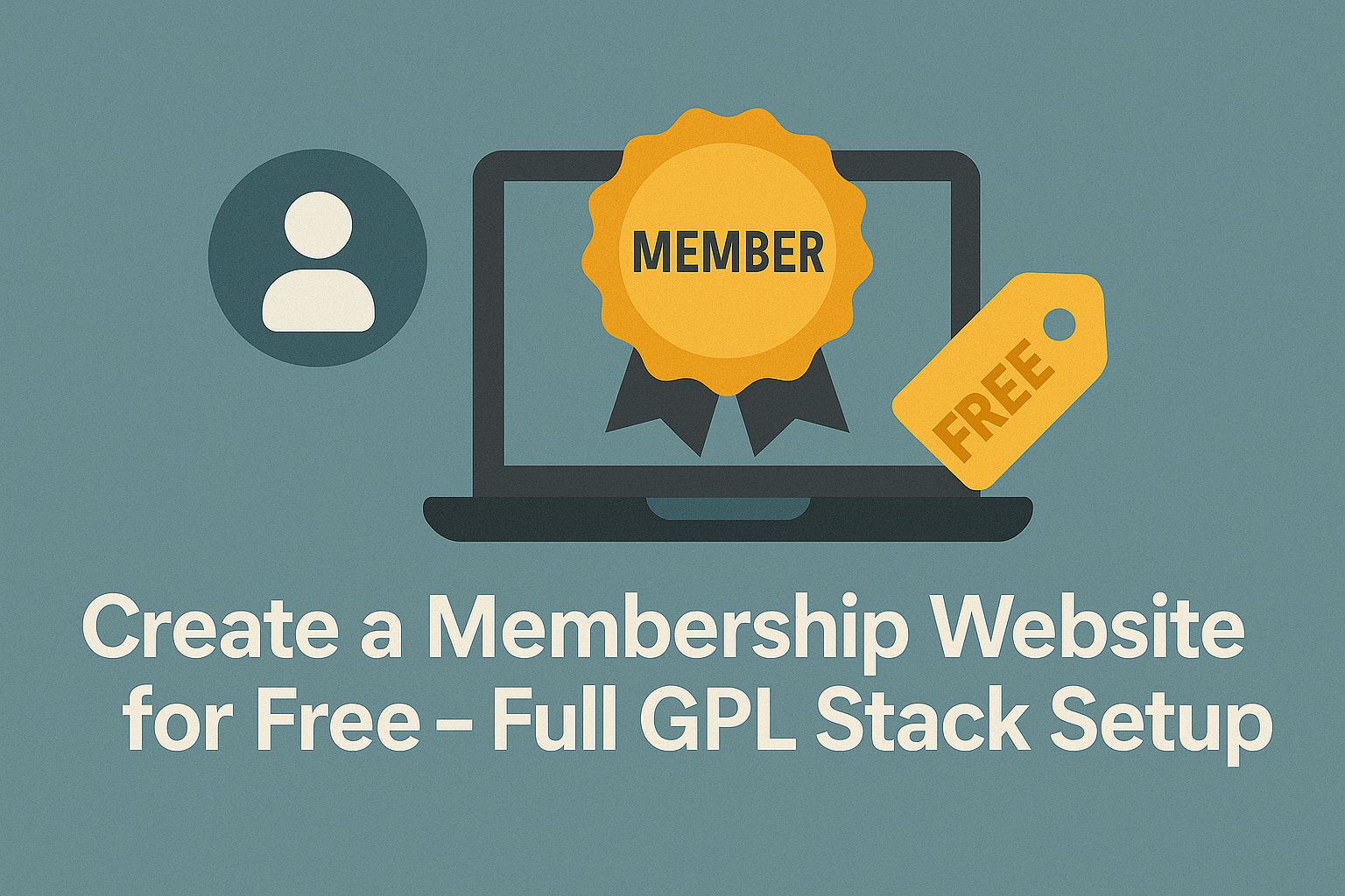 Create a Membership Website for Free – Full GPL Stack Setup